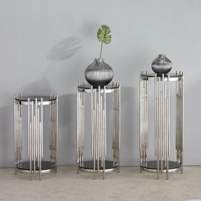Lisa 3-pc Silver display stands