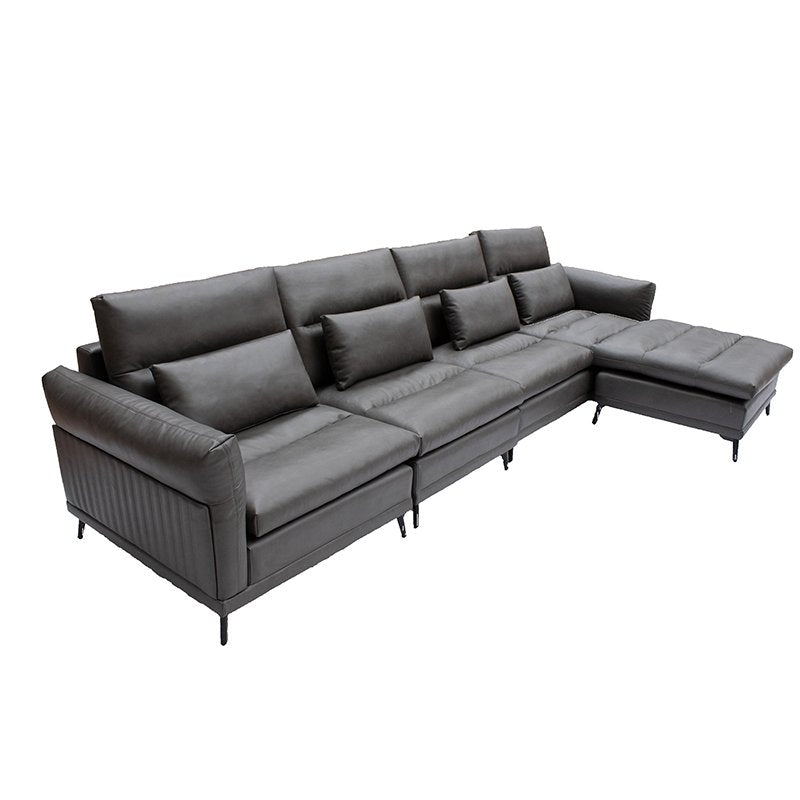 Amelia Leather Couch