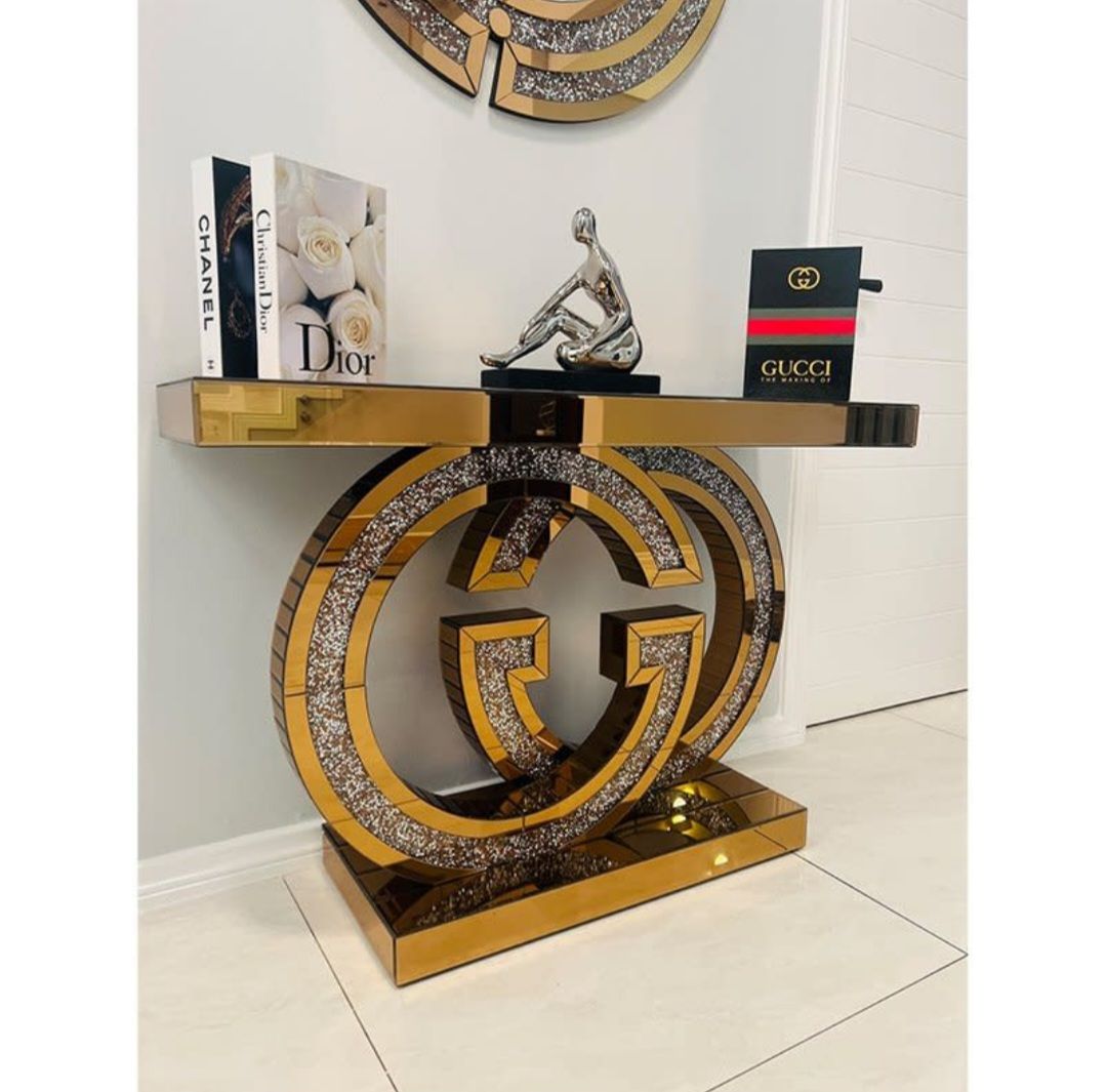 Gucci Design Console Table - Rosegold
