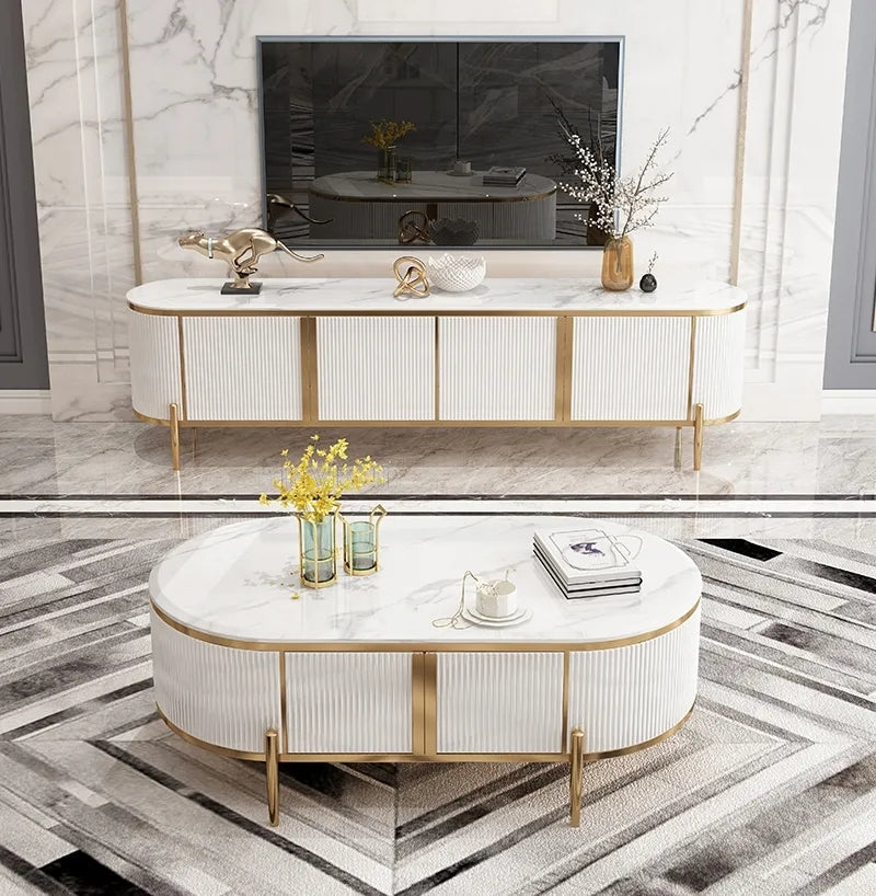 Aurimas Tv Stand And Coffee Table Set