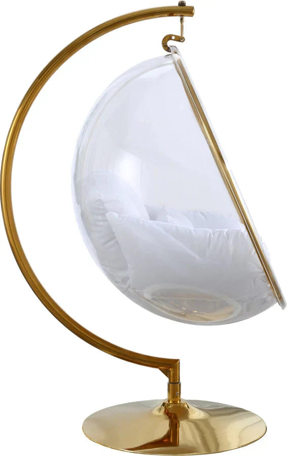 Luna Acrylic Swing- Gold Sale