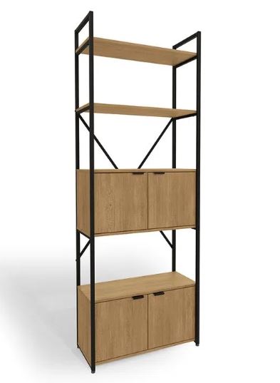 DecorMama Marshall High Book Shelf