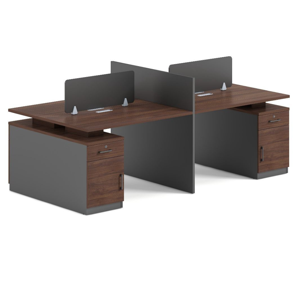 DecorMama Quadra Office Workstation Desk