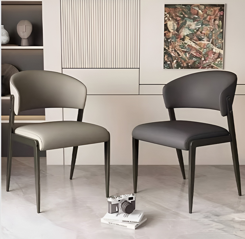 DecorMama Minimalist Modern Dining Chair – room setting
