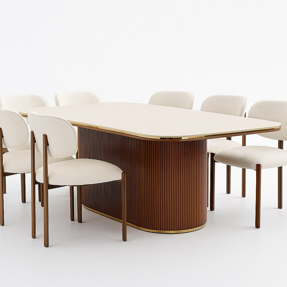 DecorMama Matlock 8 Seater Dining Set