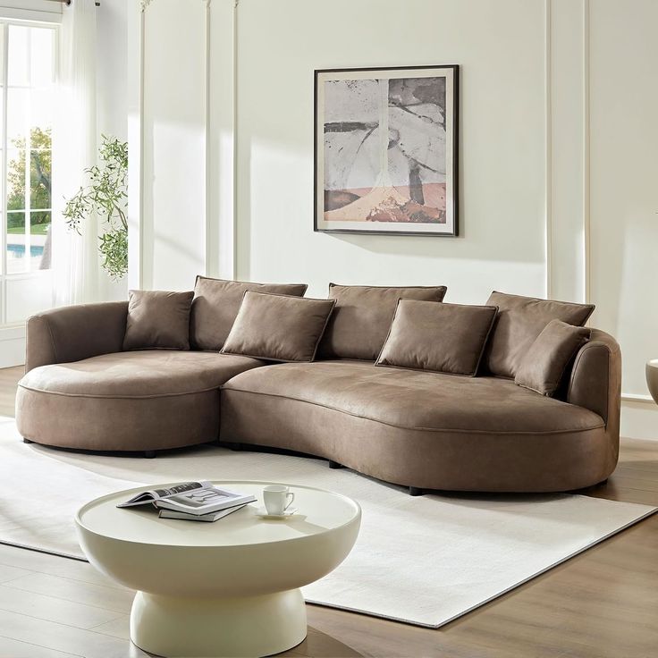 Nasir Leather Couch