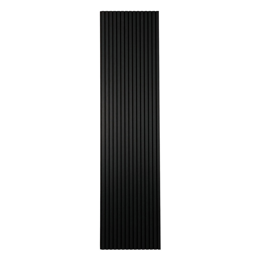 DecorMama Acoustic Slat Panel – Black Oak, cut-out on white