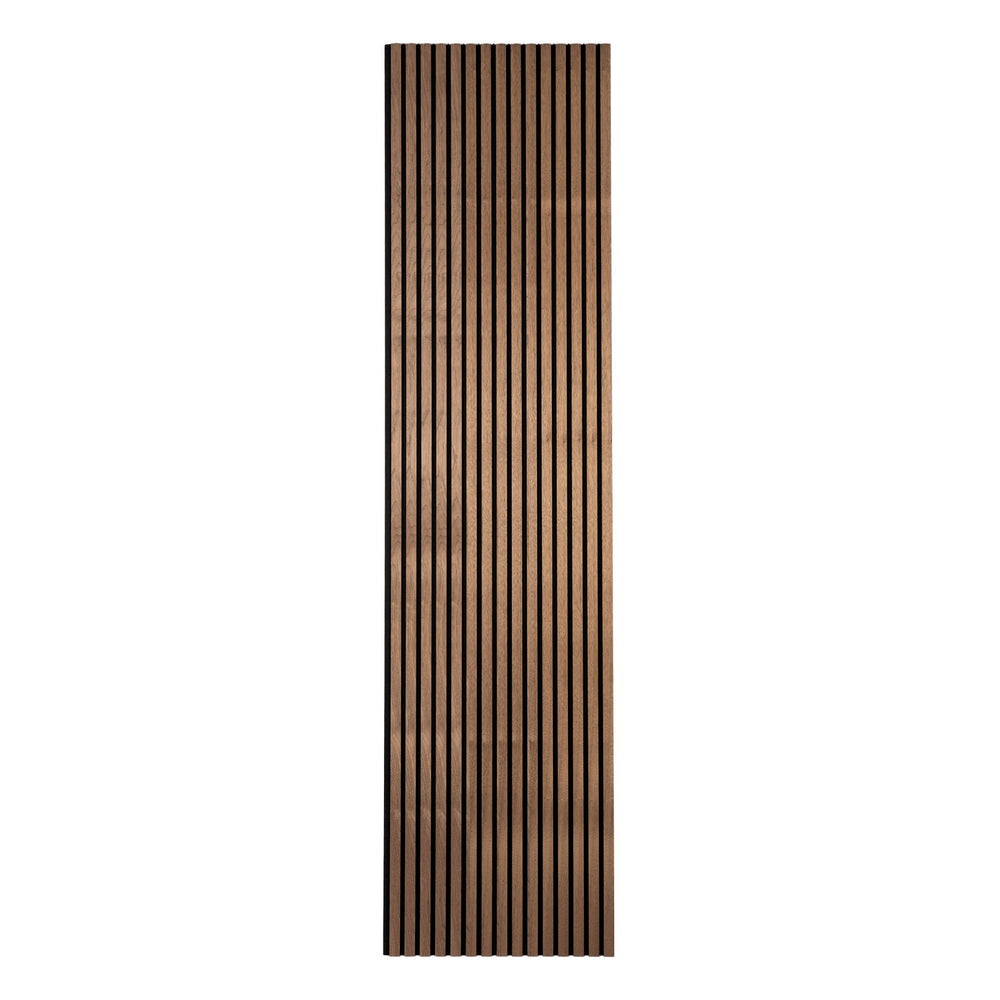 DecorMama Acoustic Slat Panel – Walnut, cut-out on white