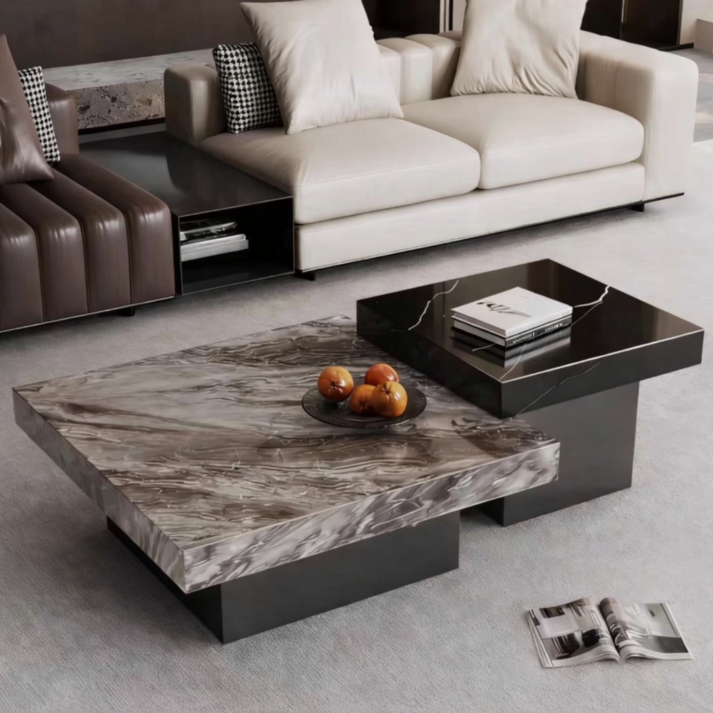 Modern Luxury Marble and Gloss Coffee table