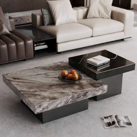 Modern Luxury Marble and Gloss Coffee table