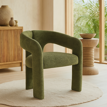DecorMama Gevani Fabric Dining Chair