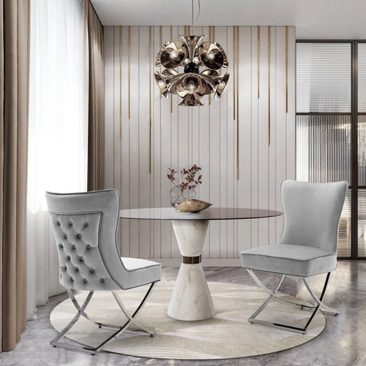 Tufted Velvet Dining Chair