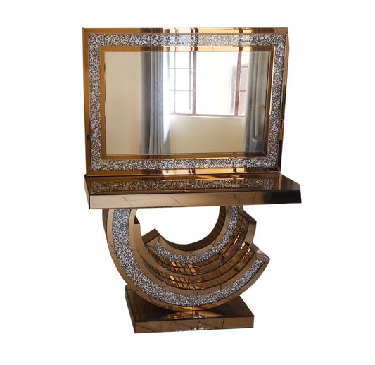 Gwen Console Table and Mirror Set
