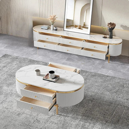 Aurora Coffee Table and Plasma stand  Lounge Set