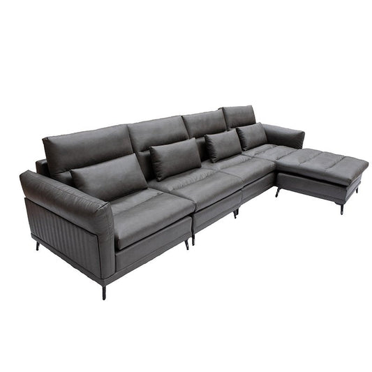 Amelia Leather Couch