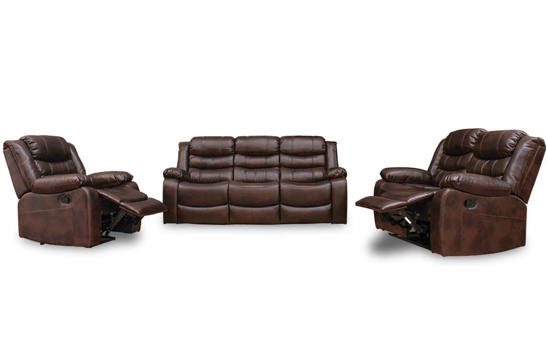 Rollie Recliner Sofa- 3pcs set