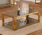 Sydney Coffee Table - Gold Frame
