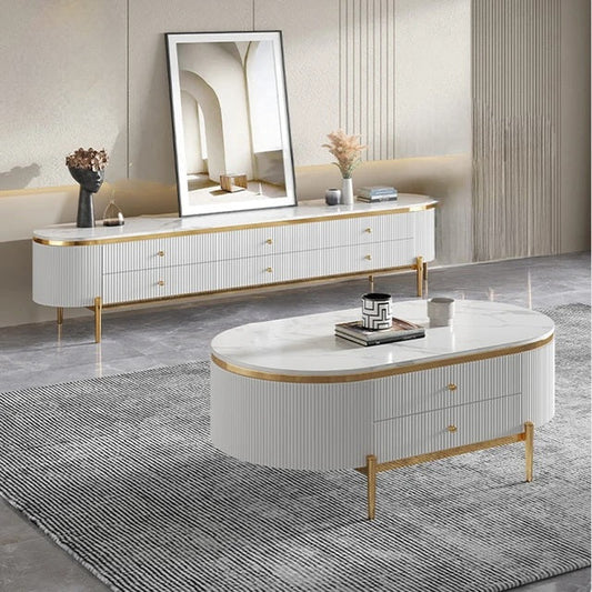 Aurora Coffee Table and Plasma stand  Lounge Set