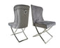 Aveon Ring Dining Chair - Silver Frame