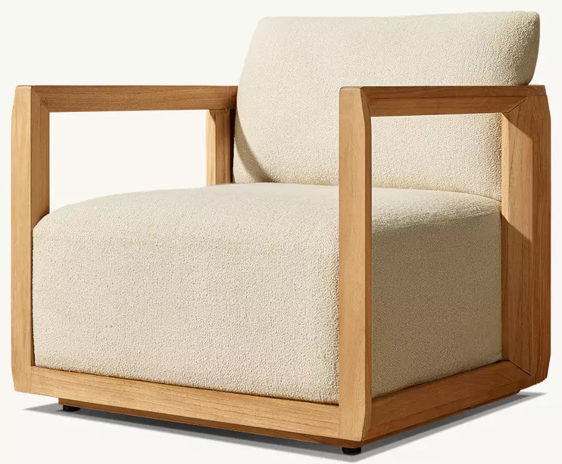 DecorMama Soria Teak Patio Lounge Collection
