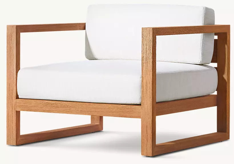 DecorMama Marbella Teak Patio Lounge Collection