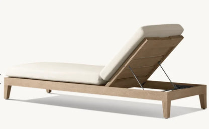 DecorMama Balmain Teak Adjustable Chaise
