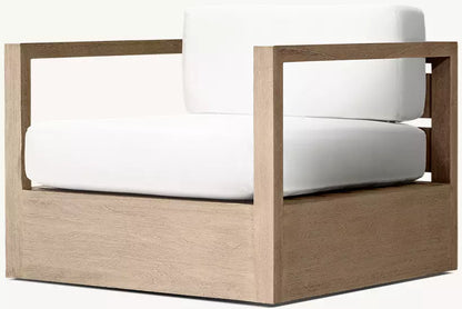 DecorMama Marbella Teak Patio Lounge Collection