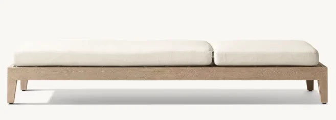 DecorMama Balmain Teak Adjustable Chaise