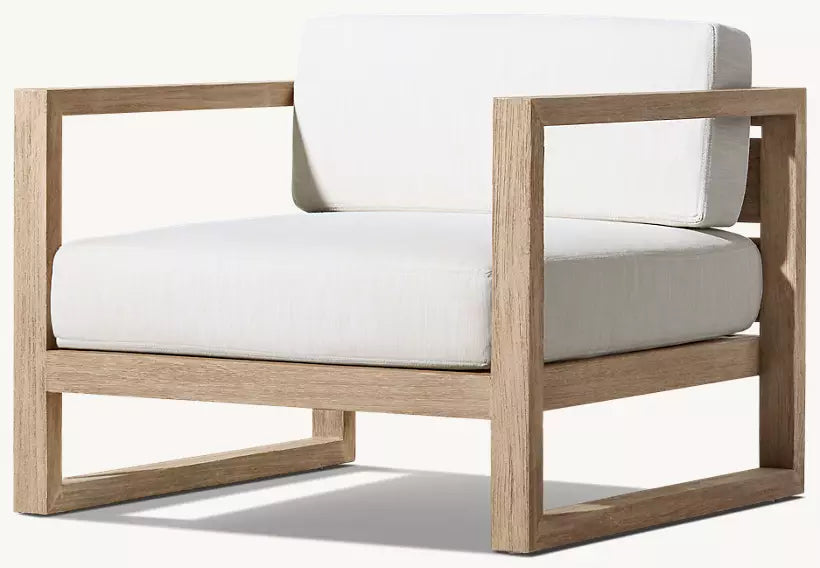 DecorMama Marbella Teak Patio Lounge Collection