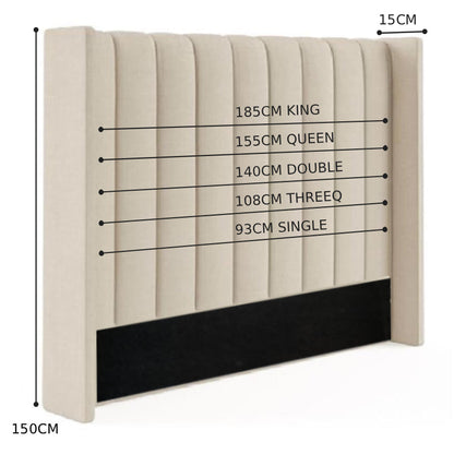 DecorMama Nu Dekor - Camilla Velvet Paneled Tufted Headboard