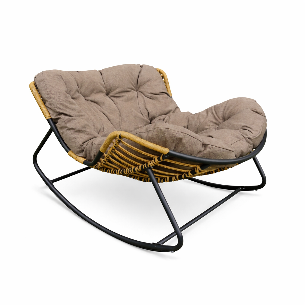 Cleo Rattan Rocking Chair