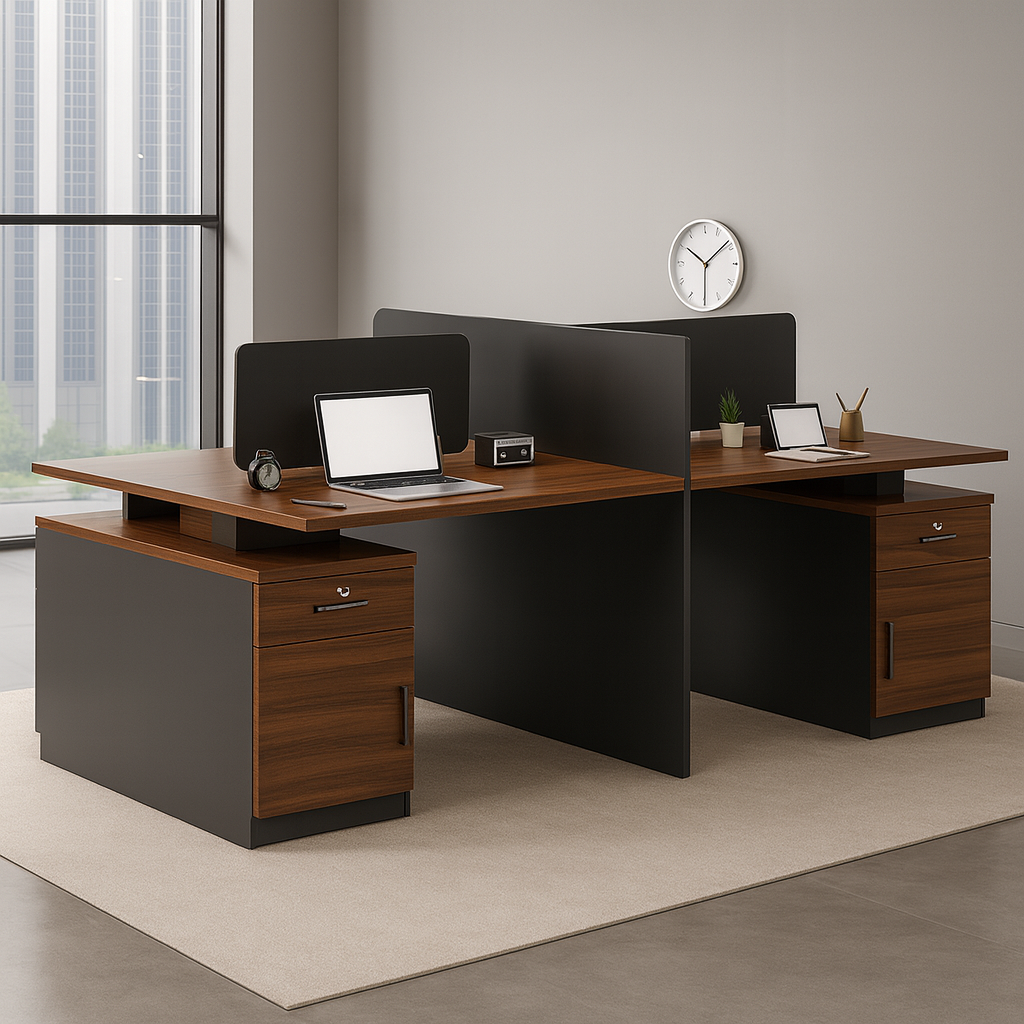 DecorMama Quadra Office Workstation Desk