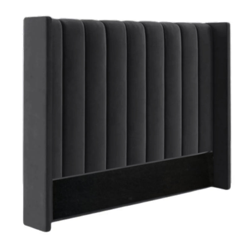 DecorMama Nu Dekor - Camilla Velvet Paneled Tufted Headboard