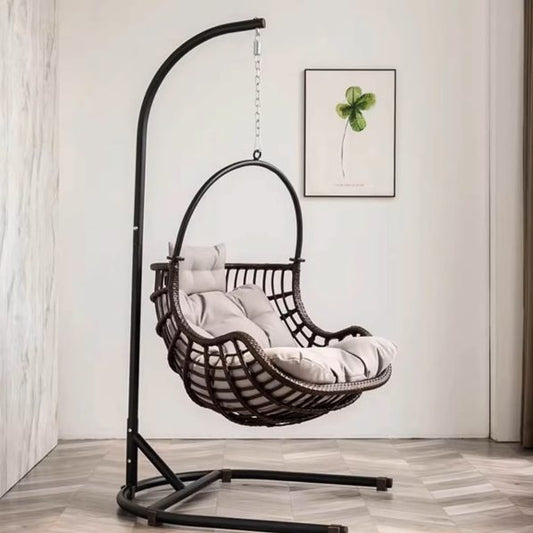 DecorMama Lombard Rattan Hanging Chair