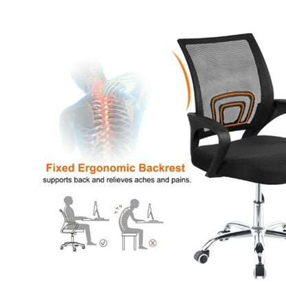 DecorMama Leo Swivel Office Chair