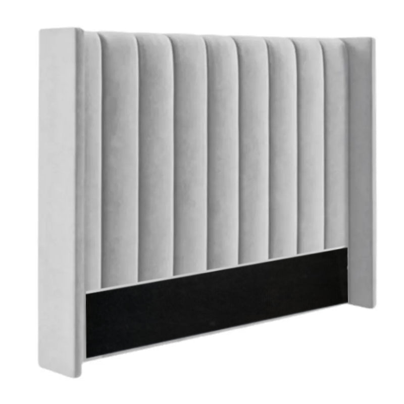 DecorMama Nu Dekor - Camilla Velvet Paneled Tufted Headboard