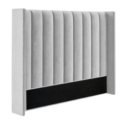 DecorMama Nu Dekor - Camilla Velvet Paneled Tufted Headboard