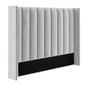 DecorMama Nu Dekor - Camilla Velvet Paneled Tufted Headboard