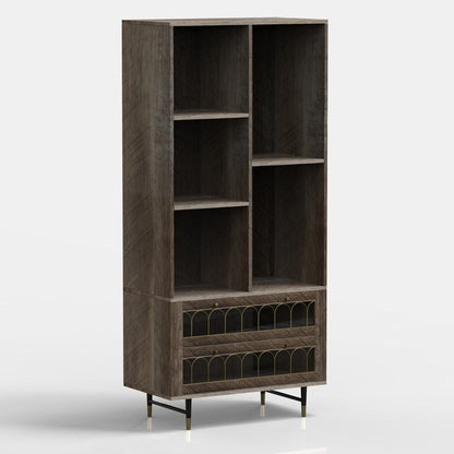 DecorMama Mariano Rustic Shelf
