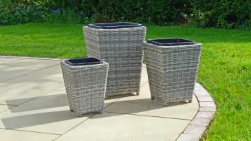 DecorMama Placido Pot Plant Set