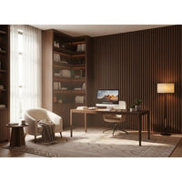 DecorMama 3D Slat Wall Panels – WPC Cladding – Single & Packs – room setting
