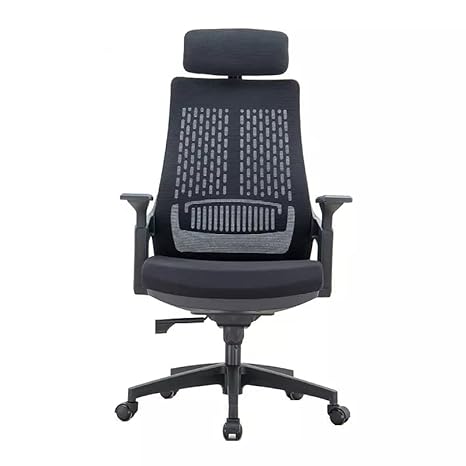 DecorMama Scott Office Chair – main front view on white
