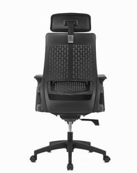 DecorMama Scott Office Chair – angle 5 on white