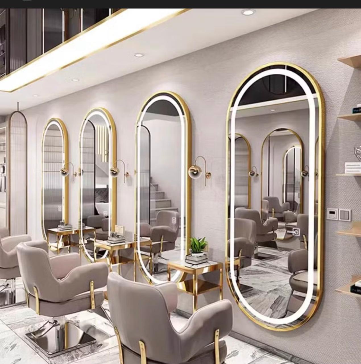 DecorMama Luna Arch LED Salon Mirror