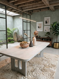 DecorMama Modern Dining Table – room setting