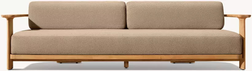 DecorMama Balmain Architectural Teak Lounge Set