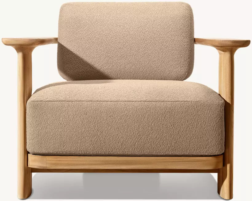 DecorMama Balmain Architectural Teak Lounge Set