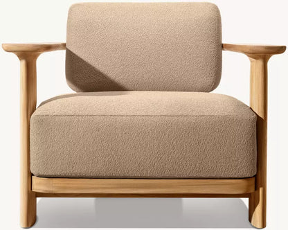 DecorMama Balmain Architectural Teak Lounge Set