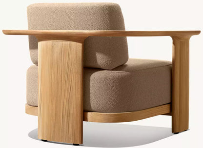 DecorMama Balmain Architectural Teak Lounge Set