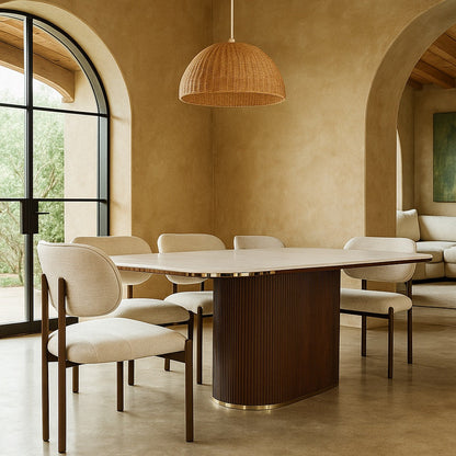 DecorMama Matlock 8 Seater Dining Set